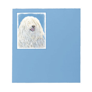 Puli-Malerei - Niedliche Original Hunde-Kunst Notizblock