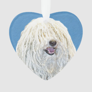 Puli-Malerei - Niedliche Original Hunde-Kunst Ornament