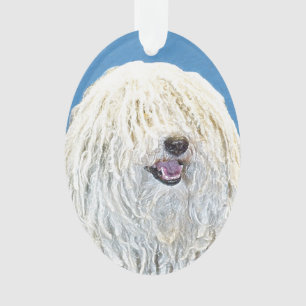 Puli-Malerei - Niedliche Original Hunde-Kunst Ornament