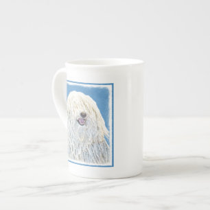 Puli-Malerei - Niedliche Original Hunde-Kunst Porzellantasse