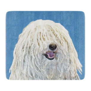 Puli-Malerei - Niedliche Original Hunde-Kunst Schneidebrett