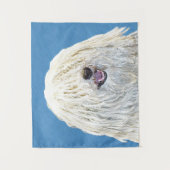 Puli-Malerei - Niedliche Original Hunde-Kunst Wandteppich (Vorderseite)