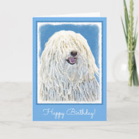 Puli Malerei - niedliche ursprüngliche Hundekunst