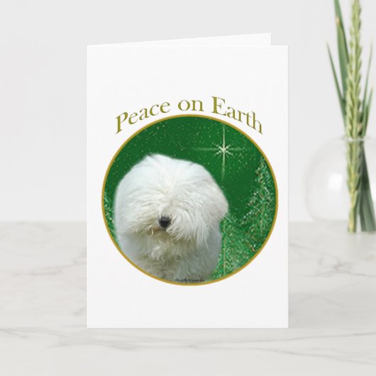 Puli Peace Feiertagskarte (Vorderseite)