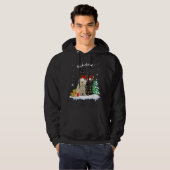 Puli Reindeer Xmas Weihnachtsfeiern Weihnachten We Hoodie (Vorne ganz)