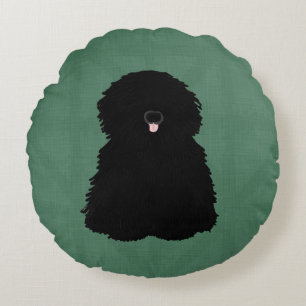 Puli Round Throw Kissen