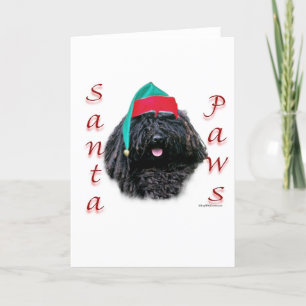 Puli Santa Paws Feiertagskarte