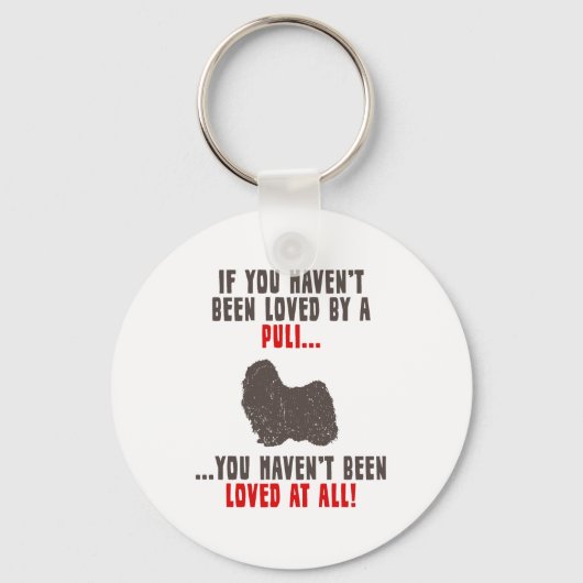 Puli Schlüsselanhänger (Vorderseite)