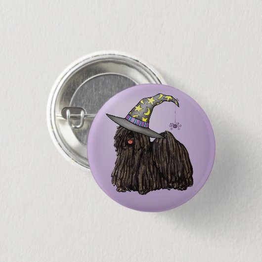 Puli Witch Button (Vorne & Hinten)
