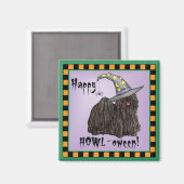 Puli Witch Magnet (Vorderseite/Rückseite)