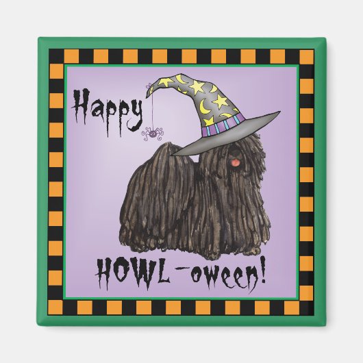 Puli Witch Magnet (Vorne)