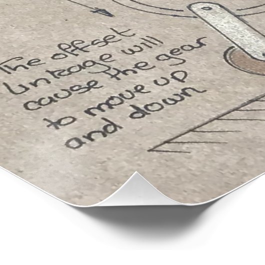 Pull Along Bunny Poster (Ecke)