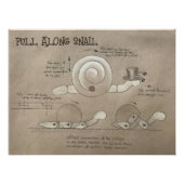 Pull Along Snail Poster (Vorderseite)