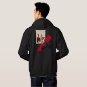 Pull in Kapuche Hoodie (Schwarz voll)