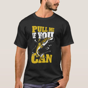 Pull Me If You Can Zander Haken Köder Experte Wall T-Shirt