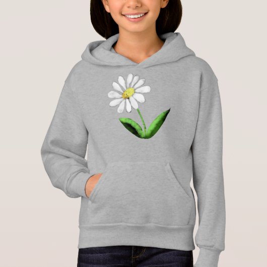 Pull mit stolzer Marguerite Kapuze Hoodie (Vorderseite)