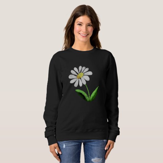 Pull mit stolzer Marguerite Kapuze Sweatshirt (Vorne ganz)