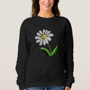 Pull mit stolzer Marguerite Kapuze Sweatshirt