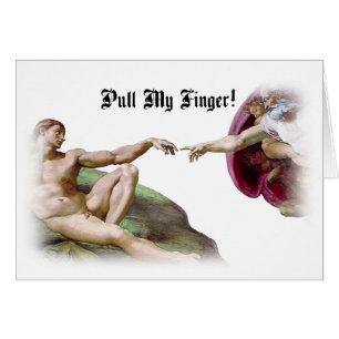 Pull My Finger - Michelangelo Creation Furz Spaß