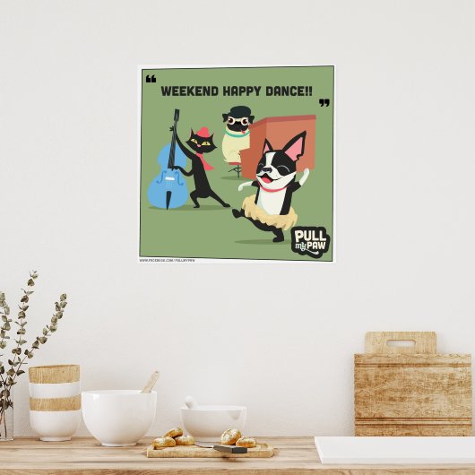 Pull My Paw - Poster 02 (Küche)