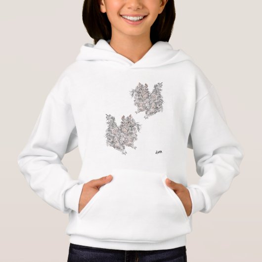 Pull Over Hoodie : Eichhörnchen-Tag (Vorderseite)