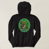 PULL "OWL LOVER" - HANDMADE ART HOODIE (Design Rückseite)