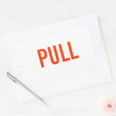 Pull-Sticker Rechteckiger Aufkleber (Umschlag)