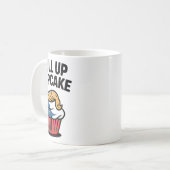 Pull Up Cupcake Trump Lustig Trump Kaffeetasse (Vorderseite Links)