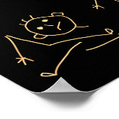 Pull Yourself Together Man Boys Sarcasm Sarcastic  Poster (Ecke)