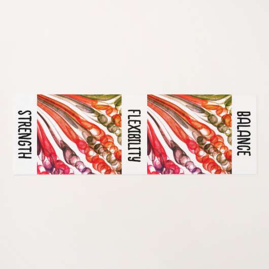 Pulled Bubble Fun / 1974 / Yogamatte (Rückseite (Horizontal))