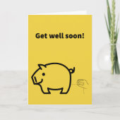 Pulled Ham String - Wohlfühlen Karte (Vorderseite)