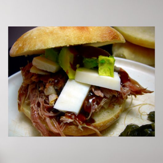 Pulled-Pork-Sandwich Poster (Vorne)