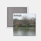 Pullen Park Raleigh Foto Magnet Lake NC (Vorderseite/Rückseite)