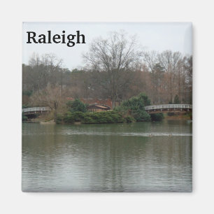Pullen Park Raleigh Foto Magnet Lake NC