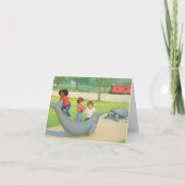 Pullen Park Raleigh NC Illustration Karte (Vorderseite)