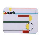 Pulley Abstract Magnet – Colorful Design (Horizontal)