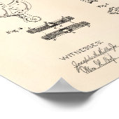 Pulley Block 1881 Patent Art Old Peper Poster (Ecke)