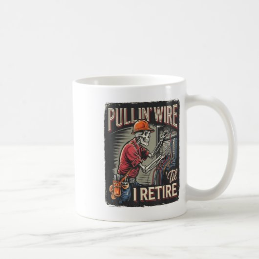 Pullin Wire Til I Rereifen Skelett Elektrischer Vi Kaffeetasse (Rechts)