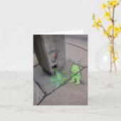 pulling the spring lever karte (Gelbe Blume)