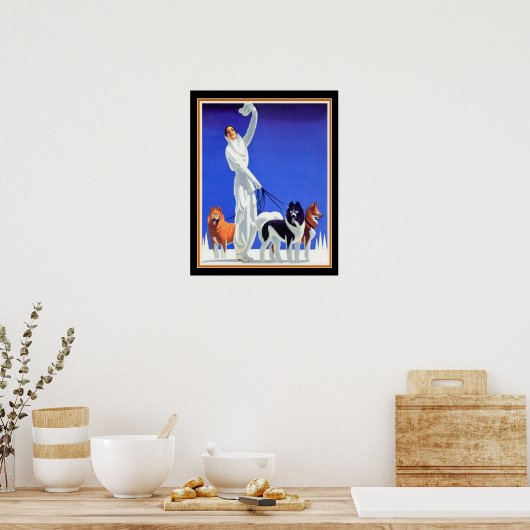 Pullman Art Deco Ad (1930er) 16x20 Poster (Küche)