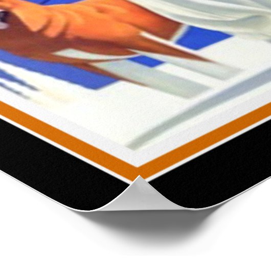 Pullman Art Deco Ad (1930er) 16x20 Poster (Ecke)