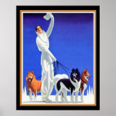 Pullman Art Deco Ad (1930er) 16x20 Poster (Vorne)