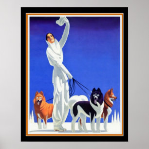 Pullman Art Deco Ad (1930er) 16x20 Poster