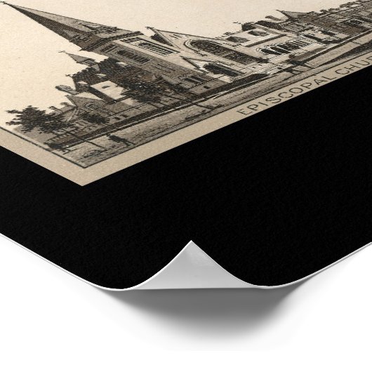 Pullman, Chicago (um 1880) Poster (Ecke)