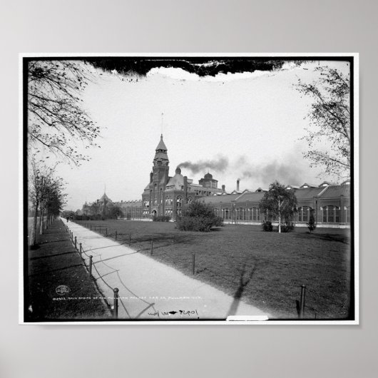 Pullman Palace Car Co., Pullman, Illinois c1900 Poster (Vorne)