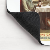 Pullman-Speisewagen auf Zug 1894 Mousepad (Ecke)