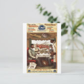 Pullman Speisewagen im Zug 1894 Postkarte (Stehend Vorderseite)