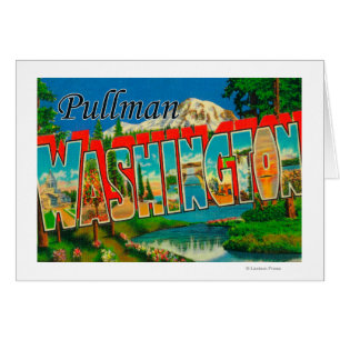 Pullman, Washington - große Buchstabe-Szenen