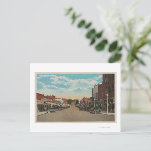 Pullman, WAView of Main Street, Pullman, WA Postkarte (Stehend Vorderseite)