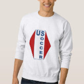Pullover Asche Mann US SOCCER (Vorderseite)